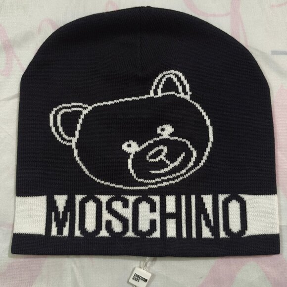 Moschino Bear Knit Hat - Picture 1 of 6